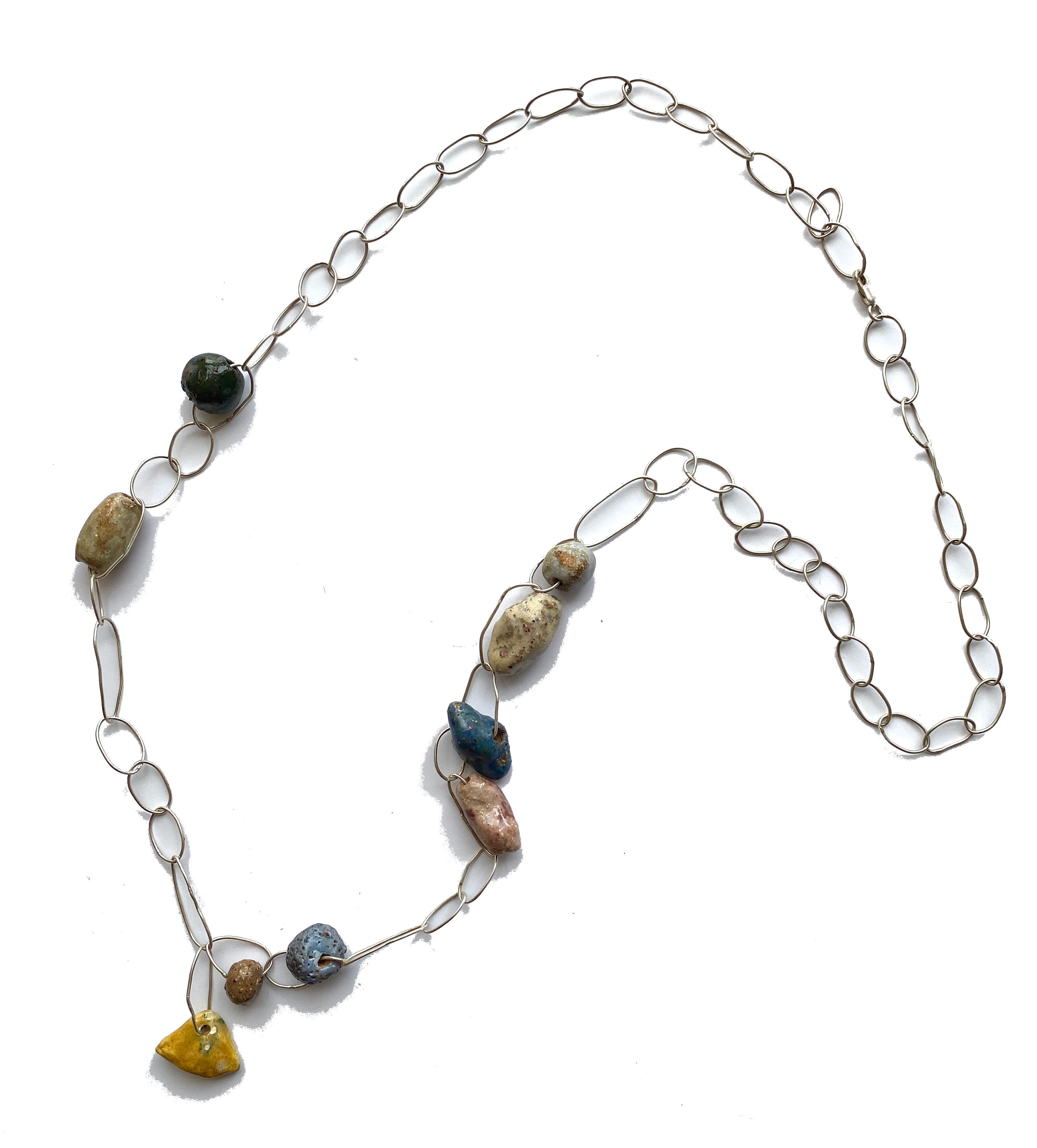 Ceramic Solar System necklace 3
