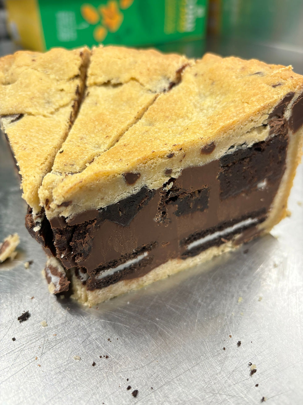 Thumbnail: Oreo “Nutella” Cookie Pie Slice