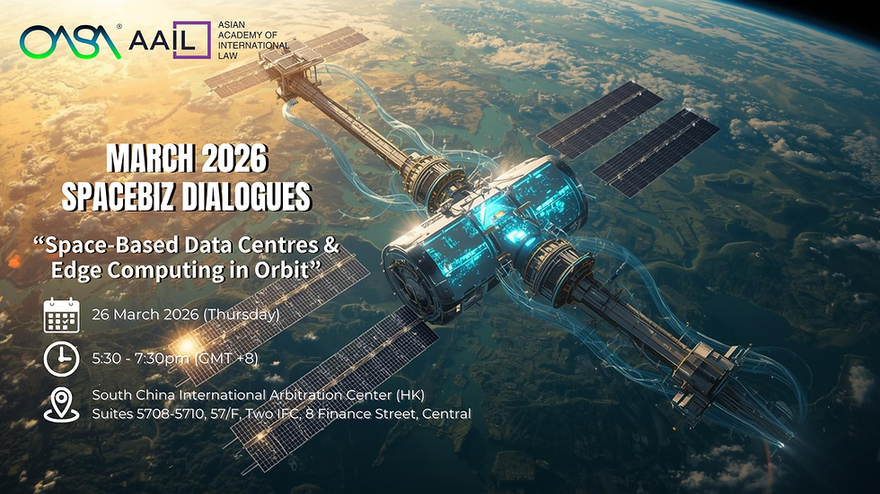 SpaceBiz Dialogues (March 2026) - Space‑Based Data Centres &  Edge Computing in Space