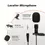 Thumbnail: Wireless Microphone System Pro 4 Channel 4 Lavalier Bodypacks 4 Lapel Mic 4 Head