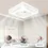 Thumbnail: Modern LED 35.56cm Fan Ceiling Lighting - 90 Watt | Low Noise LED Ceiling Fan fo