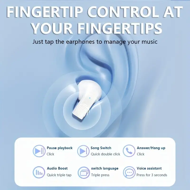 Thumbnail: New Senyang True Wireless in-ear gaming daul headset mini couples Earbuds music