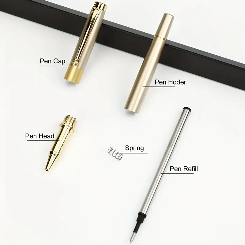 Thumbnail: A Set of Premium Luxury Golden Signature Pens with Free Engraving for Logos, Sui