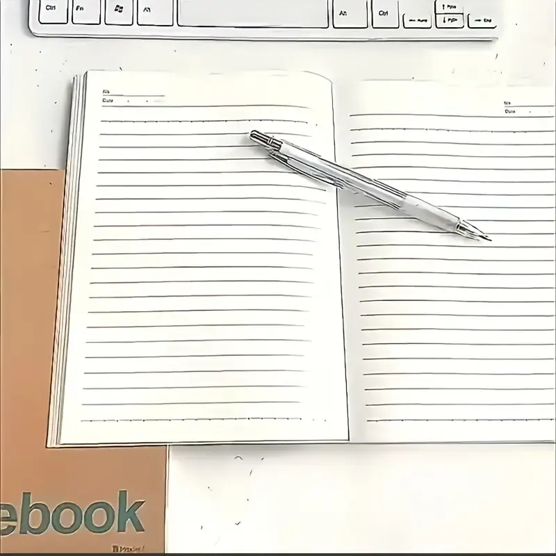 Thumbnail: Premium A5 Notebooks - Kraft Paper Cover & Layflat Design Suitable for Bullet