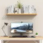 Thumbnail: Wall-Mounted Wooden Storage Rack