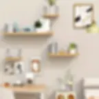Thumbnail: Wall-Mounted Wooden Storage Rack