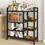 Thumbnail: Kitchen Floor-standing Multi-layer Storage Rack, Movable Storage Rack