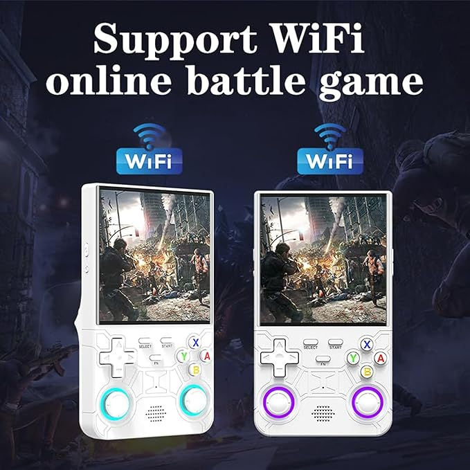 Thumbnail: R36 Ultra Handheld Game Console, 4" IPS OCA Full Lamination Screen, 64GB Card