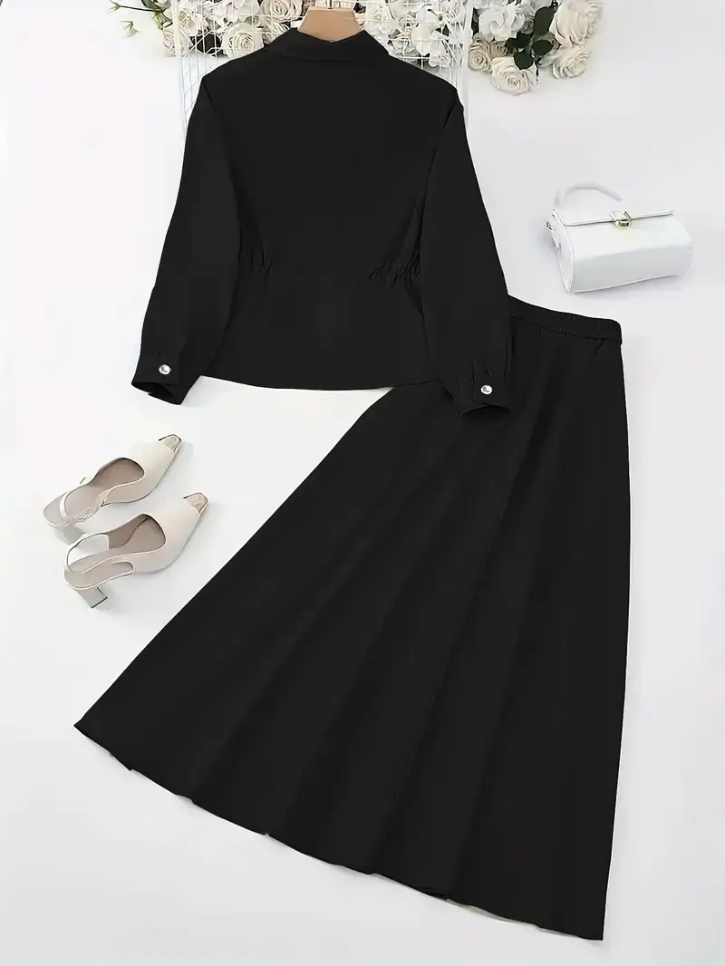 Thumbnail: Spring/Autumn Women's Fashionable Elegant Drawstring 