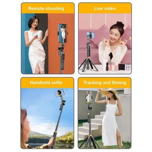 Thumbnail: CL11P Auto Face Tracking Selfie Stick Tripod 180cm/ 71in Extendable Phone Tripod