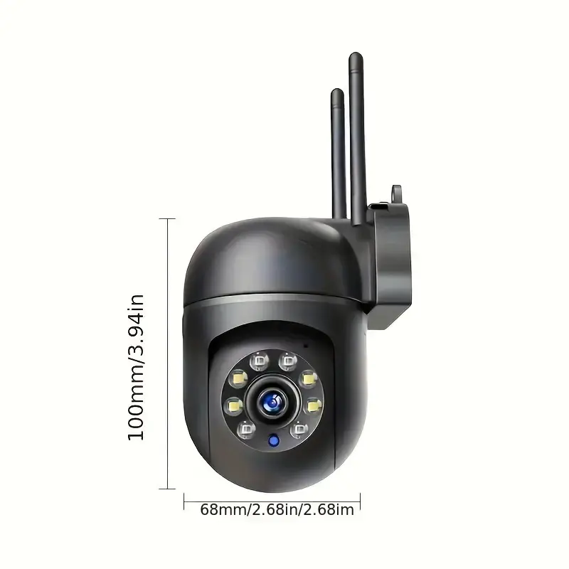 Thumbnail: 4 units of 360° pan-tilt wireless cameras with 1080P full HD  | USB power supply