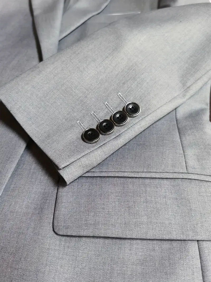 Thumbnail: 2pcs Classic Tuxedo Suit Set - Men'S Formal Wear - High-Quality, Comfortable Fit