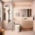 Thumbnail: V.MAX MODI 304 Stainless Steel Shower System - 5-Function Handheld & Top Spray