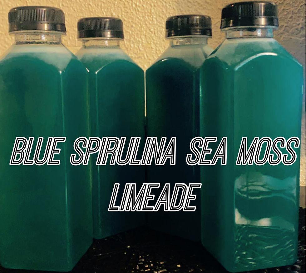 Thumbnail: BLUE SPIRULINA SEA MOSS LIMEADE (3) 