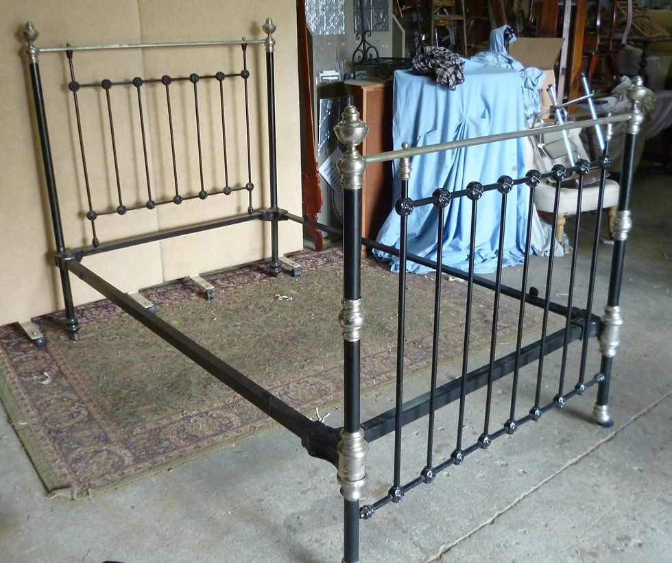 Thumbnail: Original 3/4 cast iron and nickle bed