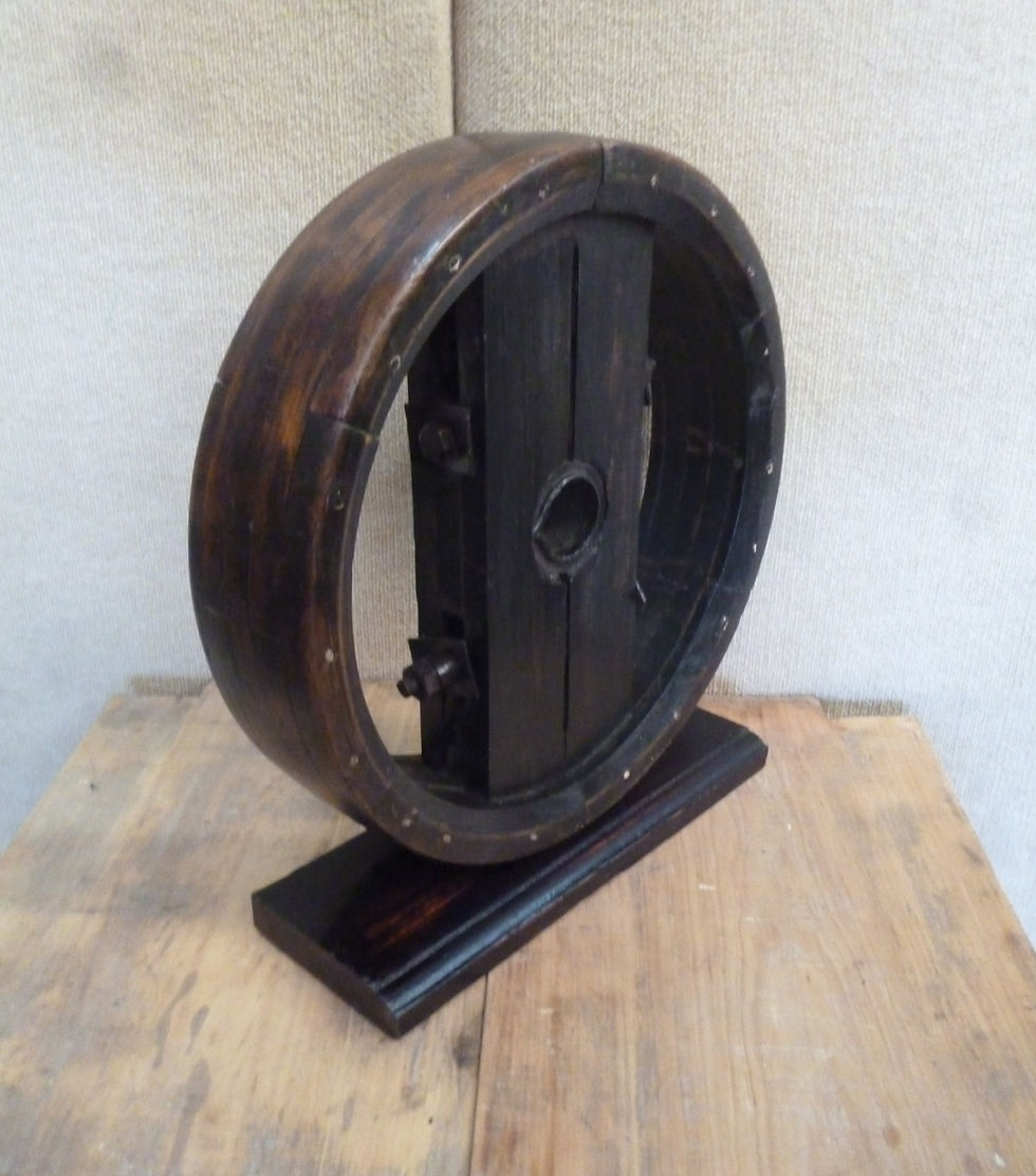 Thumbnail: Antique wooden wheel