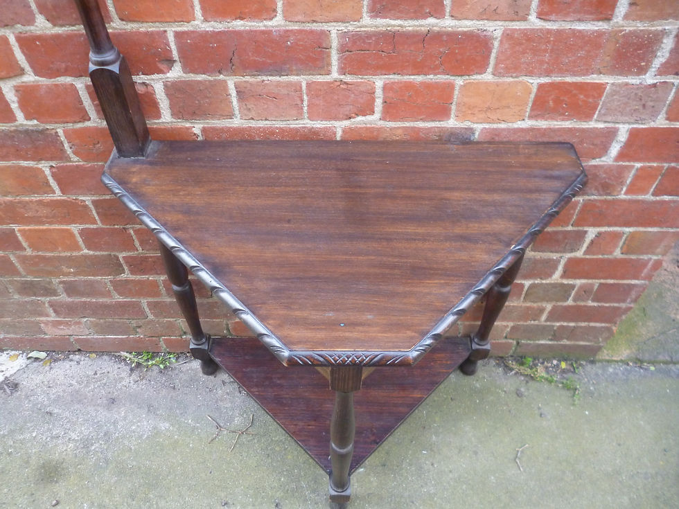 Thumbnail: Tudor Oak hat stand hall table