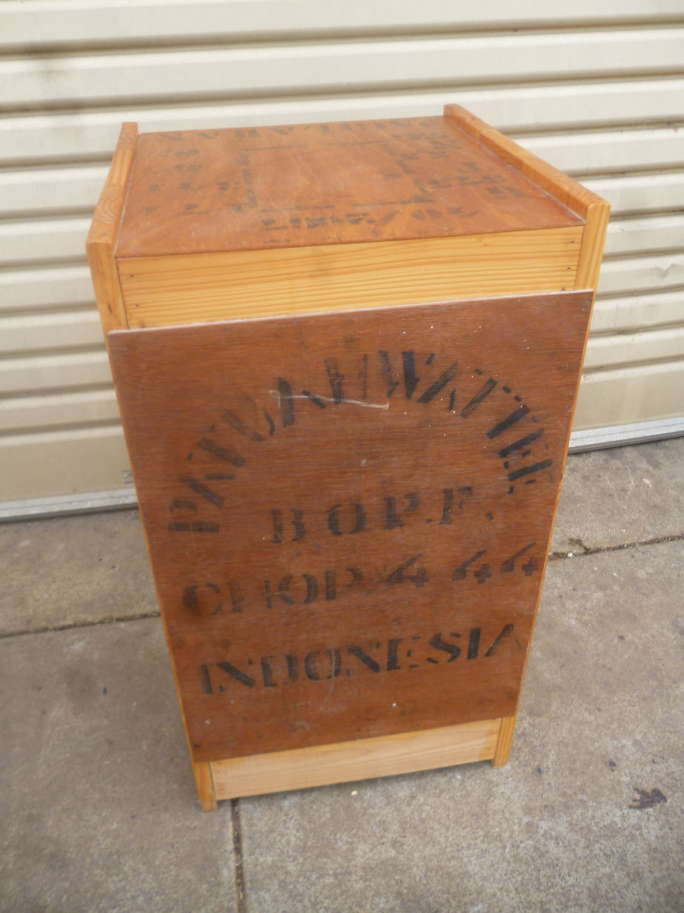 Thumbnail: Chest of drawers made from tea chests