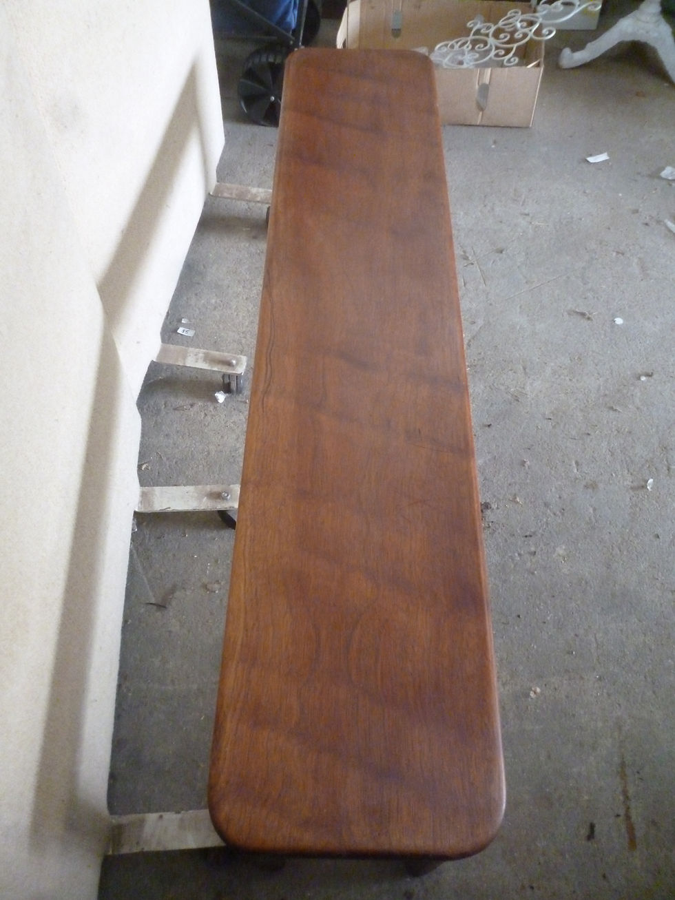 Thumbnail: Hardwood school bench