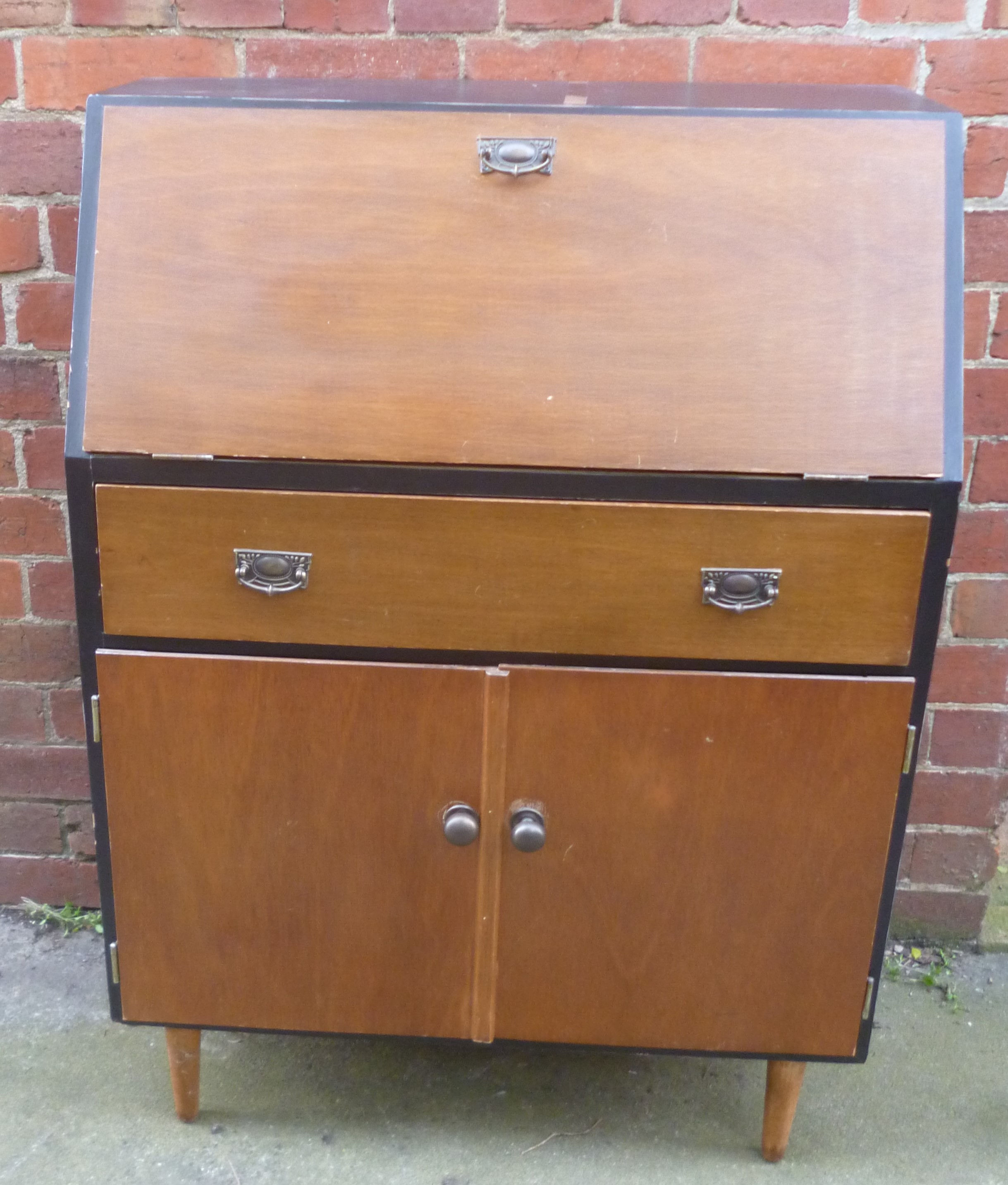 Retro secretaire desk