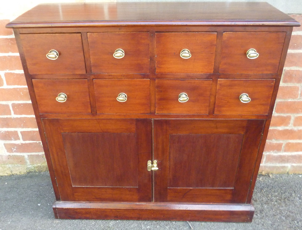 Thumbnail: Chemists drawers cedar restored late 19th century