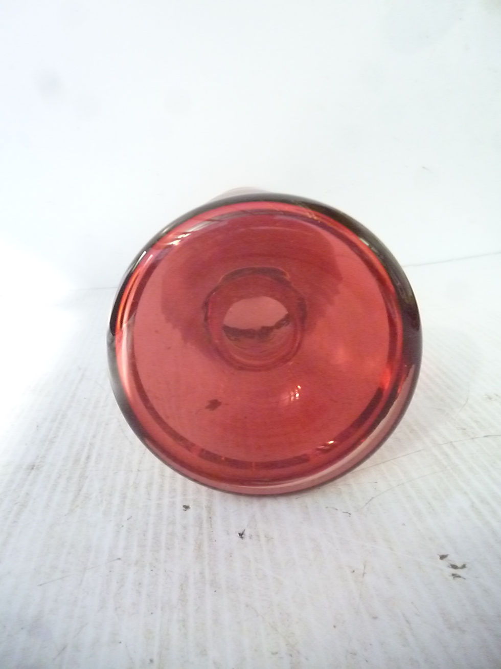 Thumbnail: Bohemian ruby glass vase