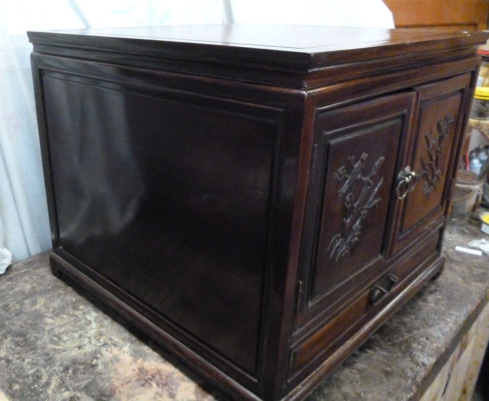 Thumbnail: Antique Chinese low cabinet