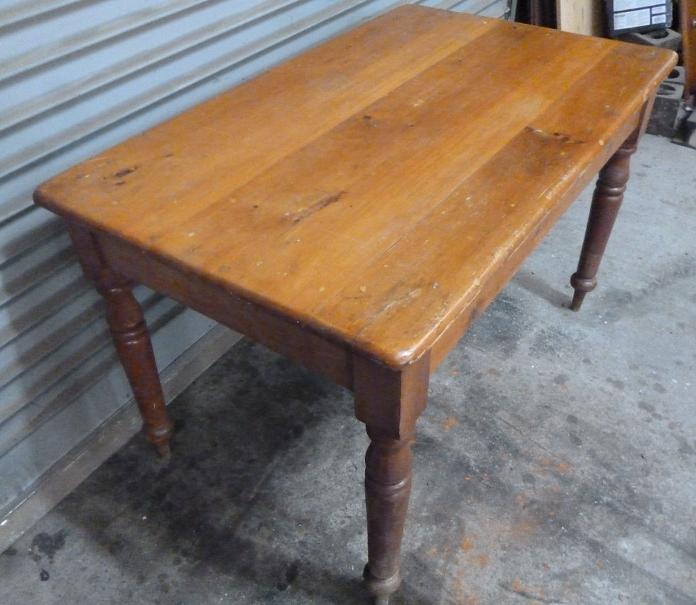 Thumbnail: Small pine kitchen table