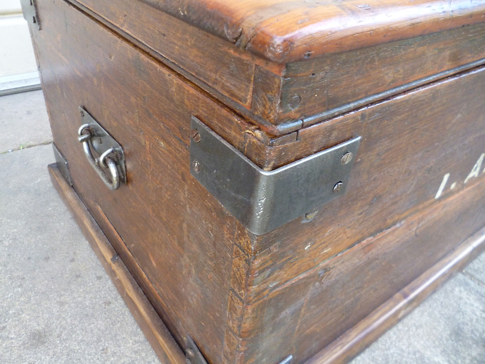 Thumbnail: Original 19th C cabin trunk