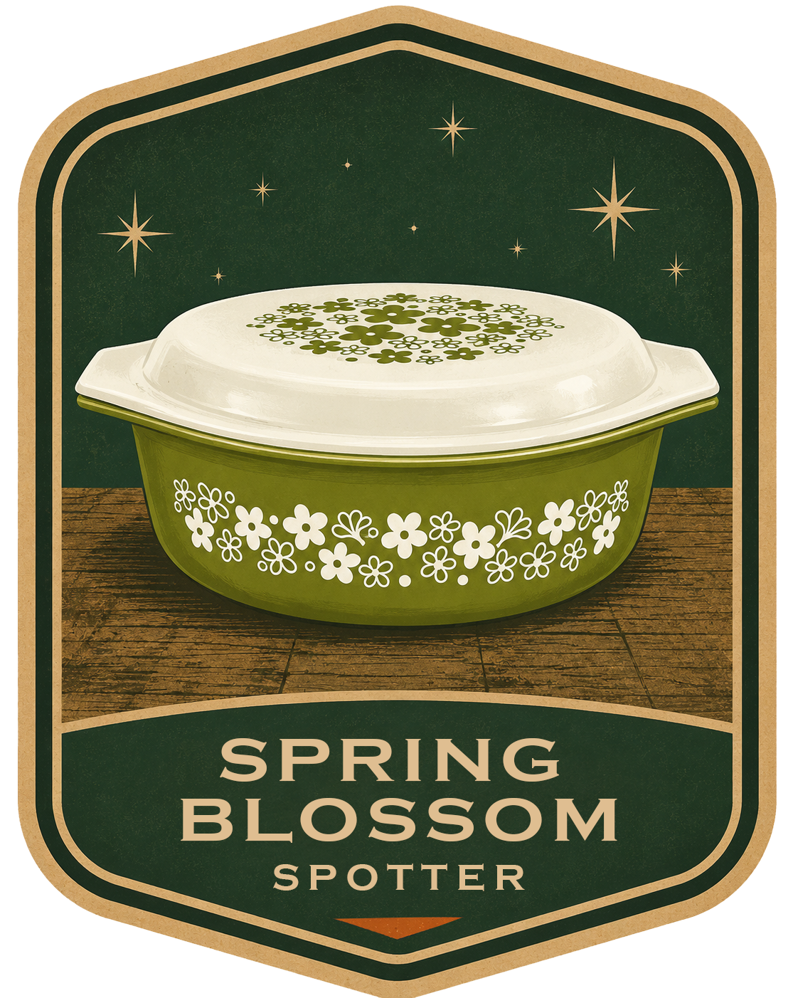Spring Blossom Spotter Badge Sticker