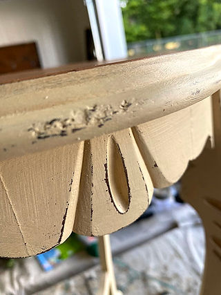 distressed chalk paint