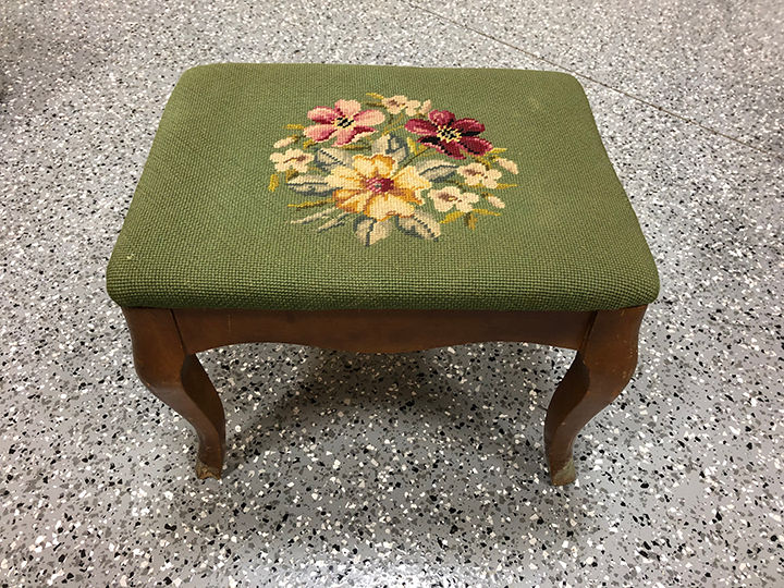 Fun Footstool Makeover