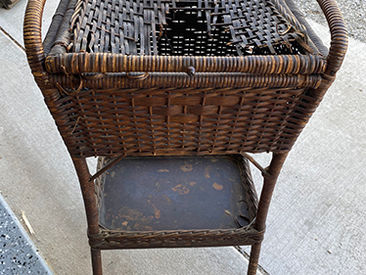 Wicker Table Gets a New Top