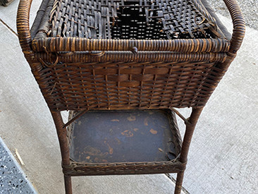 Wicker Table Gets a New Top
