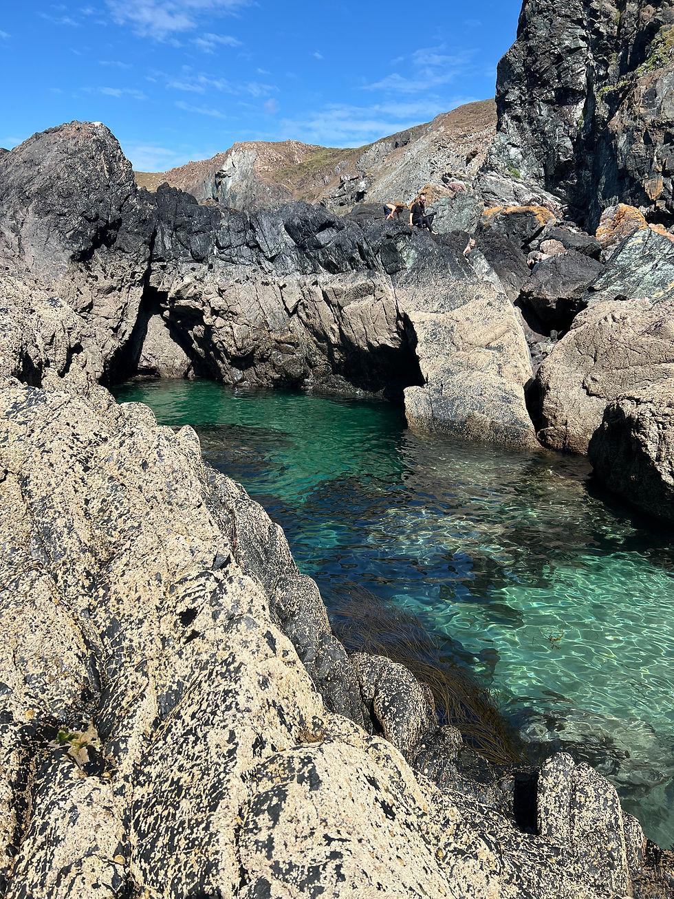 The Mermaid Pool, Kynance. Photograph © Nadine Jarvis Hadden. All rights reserved.