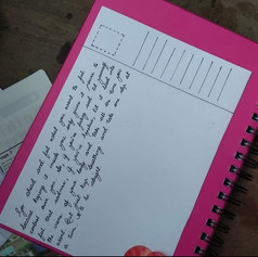 Letter Writing and Postcard Session for Mental Health Foundation (India)