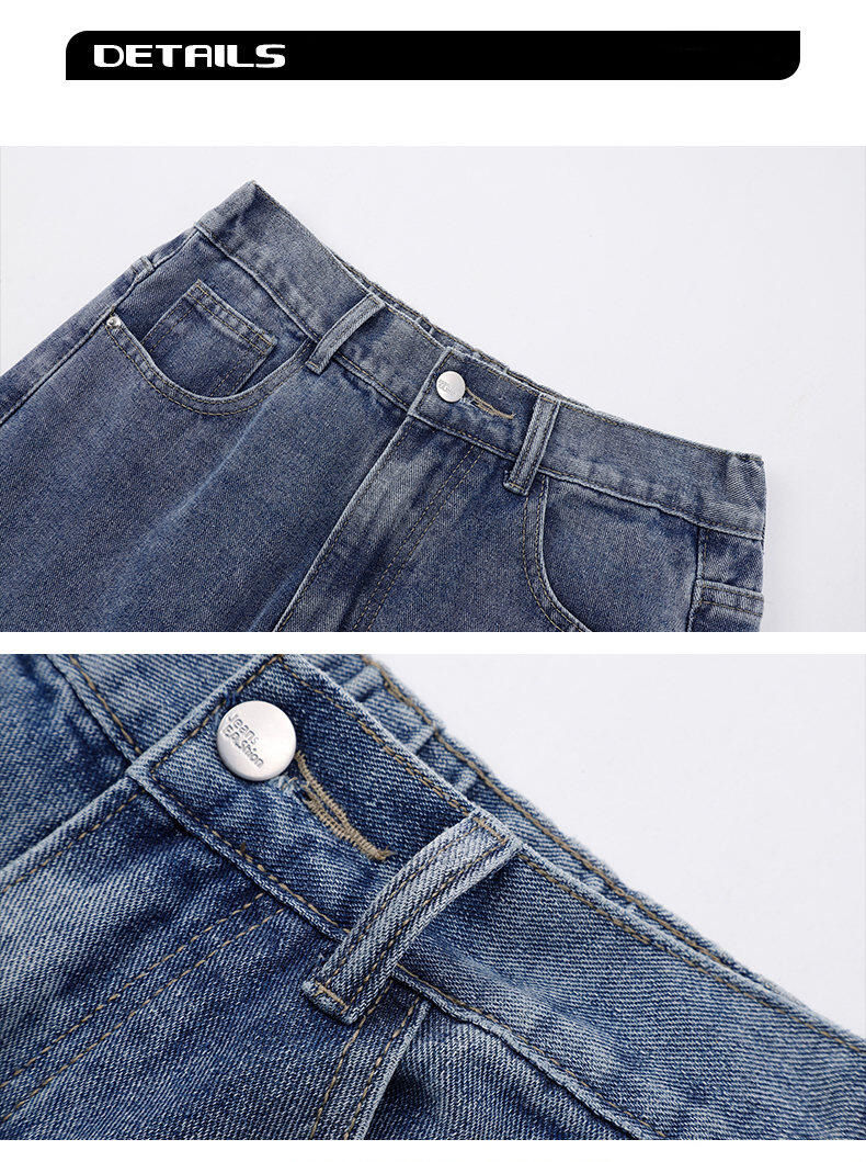 Thumbnail: 2026 New Korean Men's Casual Long Jeans Classic Man Straight Denim Wide-leg Pant