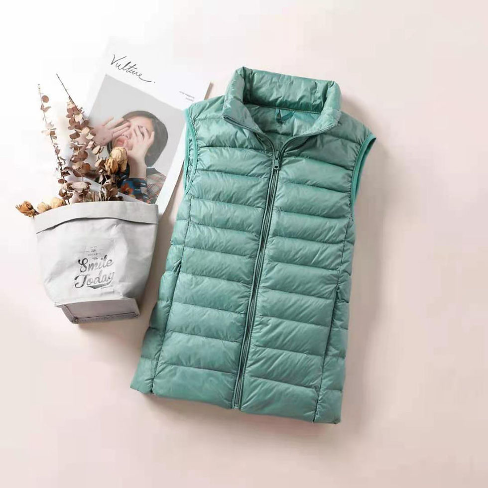 Thumbnail: New 2026 Women Women Ultra Light Down Vests Slim Sleeveless Jacket Portable Girl