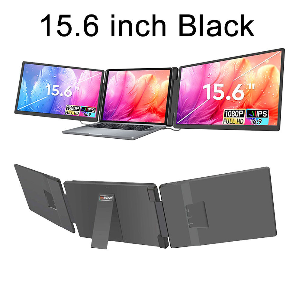 Thumbnail: Portable LCD FHD IPS Gaming Backlit External Monitor High-Definition Dual Triple
