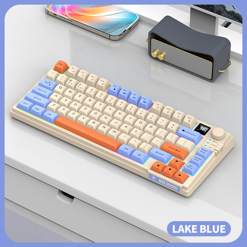 Thumbnail: XUNFOX K920Wireless dual-mode Bluetooth keyboard and mouse set game office lapto