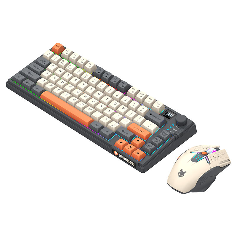 Thumbnail: XUNFOX K920Wireless dual-mode Bluetooth keyboard and mouse set game office lapto