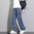Thumbnail: 2026 New Korean Men's Casual Long Jeans Classic Man Straight Denim Wide-leg Pant