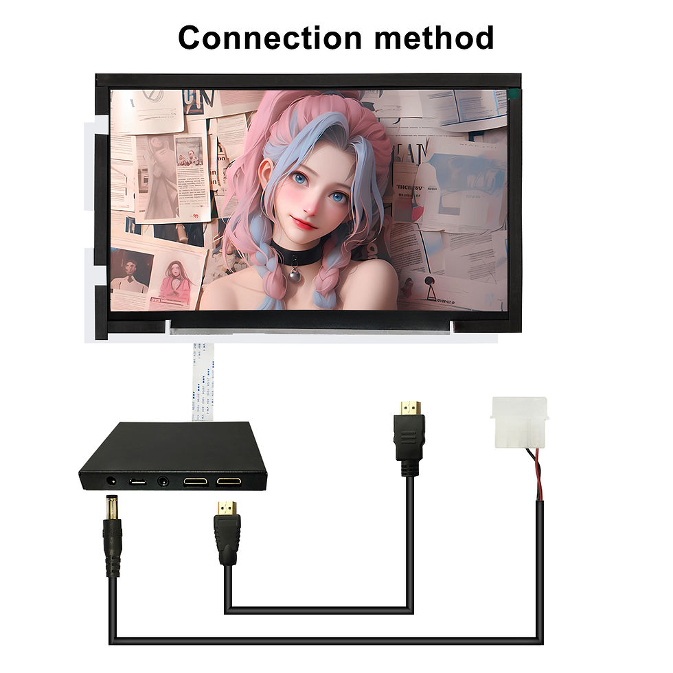 Thumbnail: Wisecoco 2K 1920*1080 HD IPS LCD Gaming CPU GPU Secondary Display 14 inch Portab