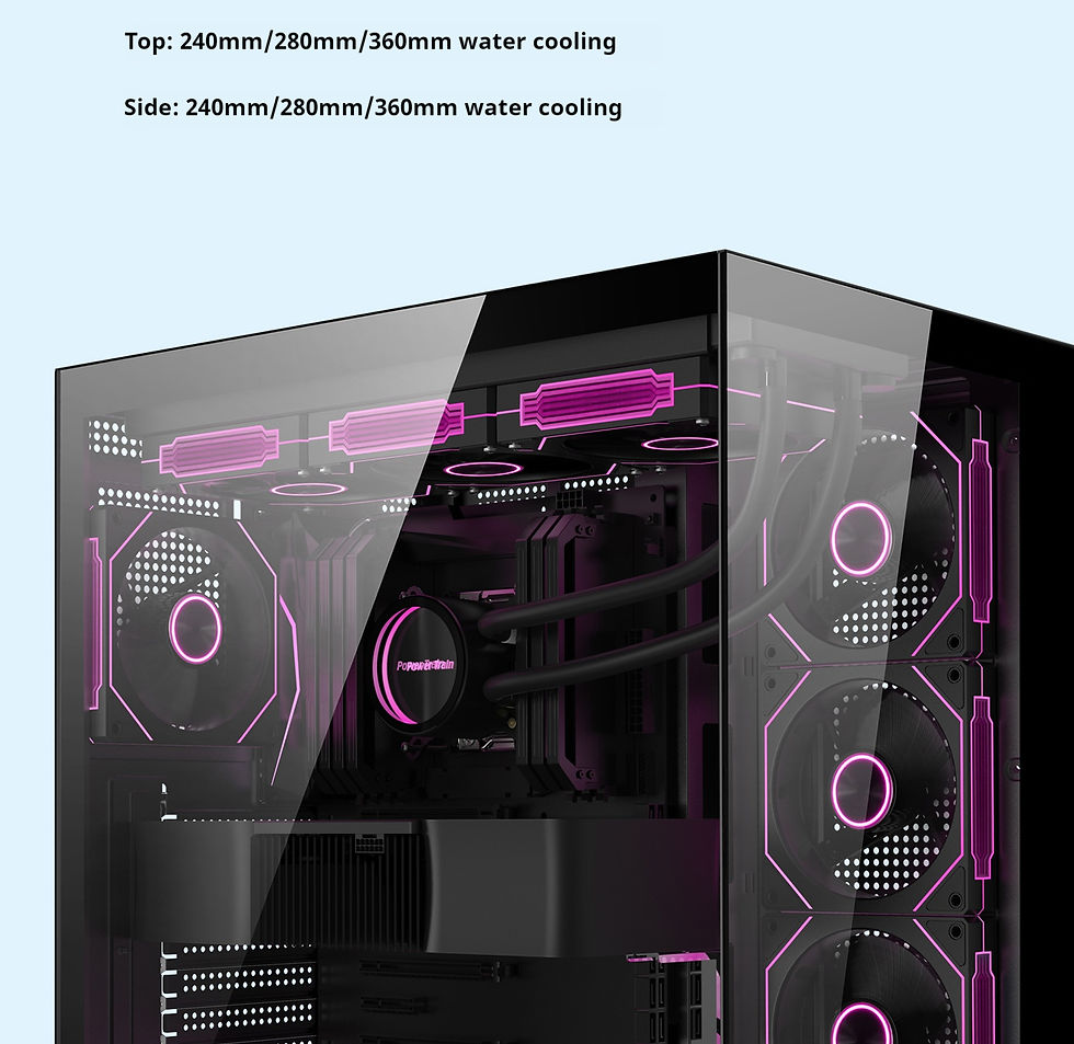 Thumbnail: Power train Dreamland PRO ATX motherboard PC gaming 360 water-cooled Sea view ro