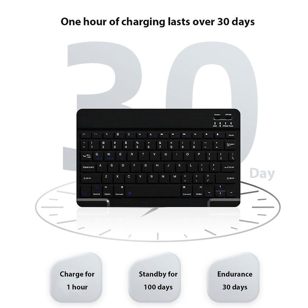 Thumbnail: Bluetooth Wireless Keyboard Universal Mobile Phone Tablet Keyboard And Mouse Min