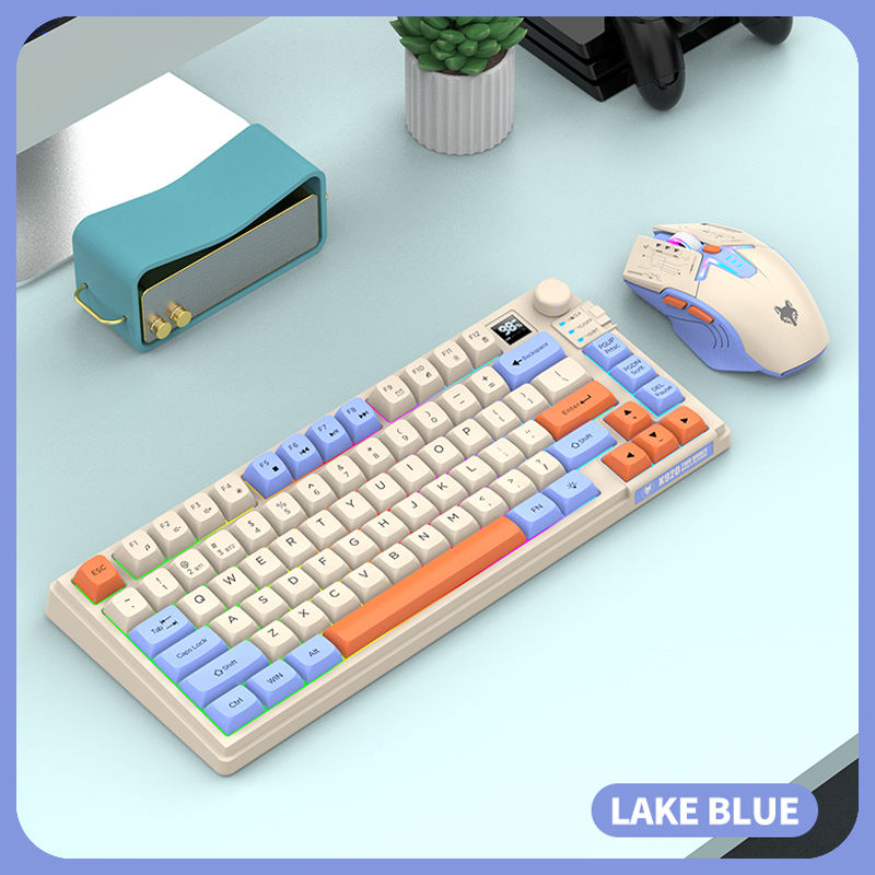 Thumbnail: XUNFOX K920Wireless dual-mode Bluetooth keyboard and mouse set game office lapto
