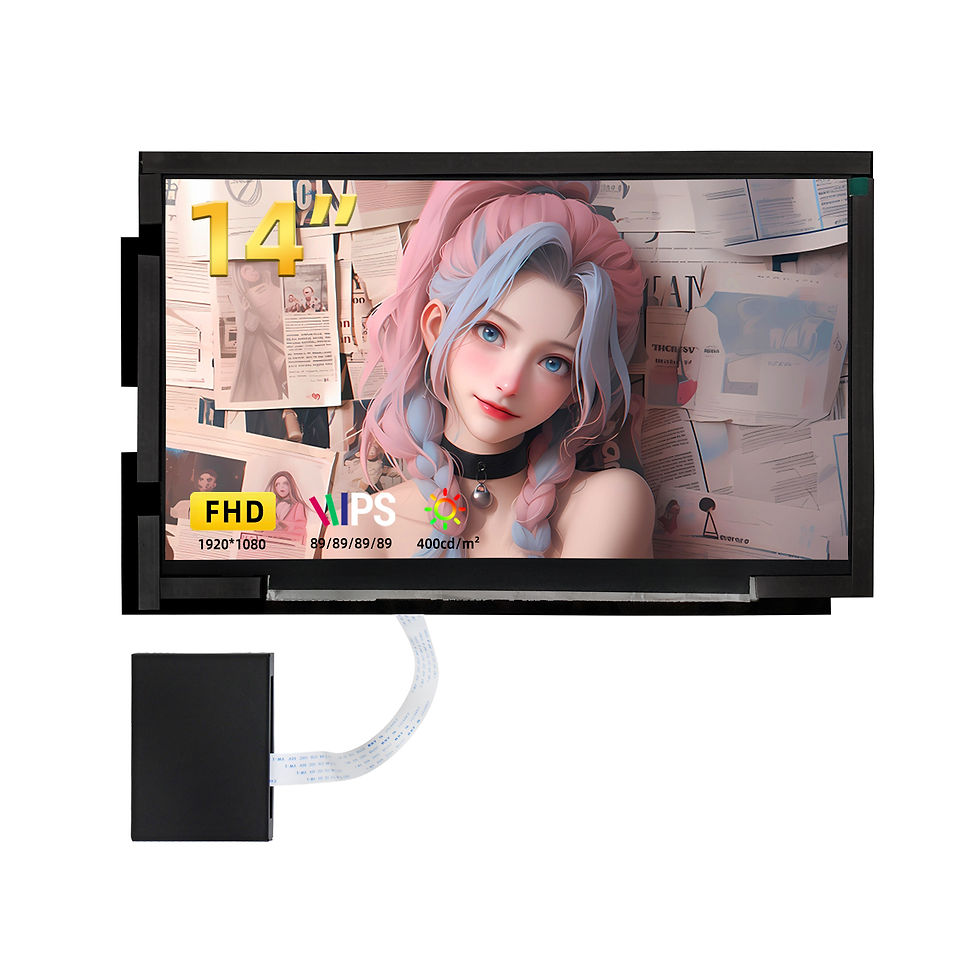 Thumbnail: Wisecoco 2K 1920*1080 HD IPS LCD Gaming CPU GPU Secondary Display 14 inch Portab