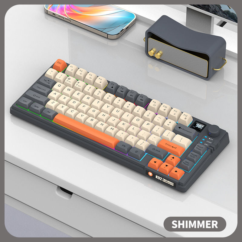 Thumbnail: XUNFOX K920Wireless dual-mode Bluetooth keyboard and mouse set game office lapto