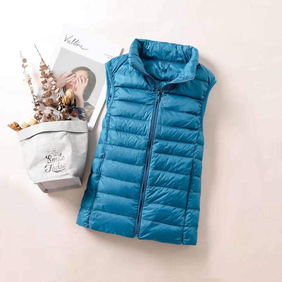 Thumbnail: New 2026 Women Women Ultra Light Down Vests Slim Sleeveless Jacket Portable Girl