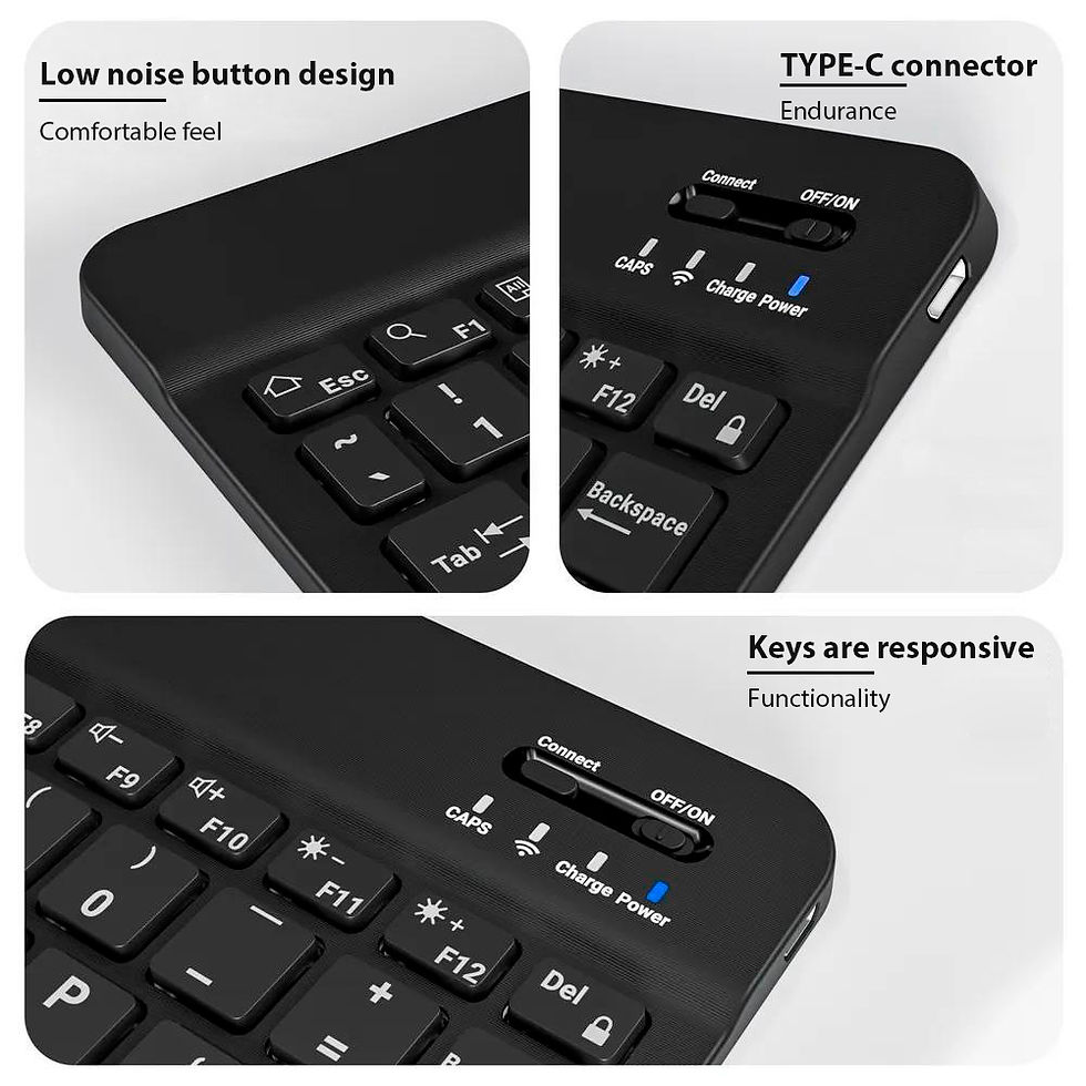 Thumbnail: Bluetooth Wireless Keyboard Universal Mobile Phone Tablet Keyboard And Mouse Min